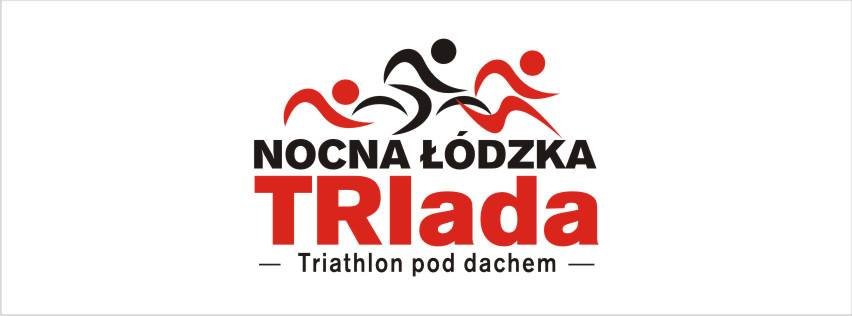Logo Nocna Łódzka TRIada - triathlony pod dachem